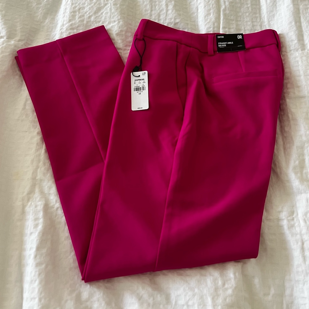 Express Women's Pink Ankle Pants